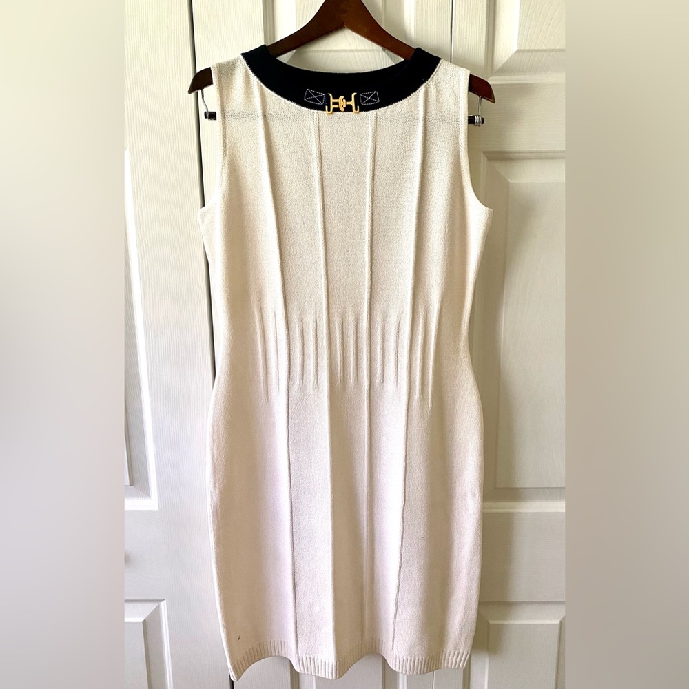 St. John Knit Sheath Dress SzS